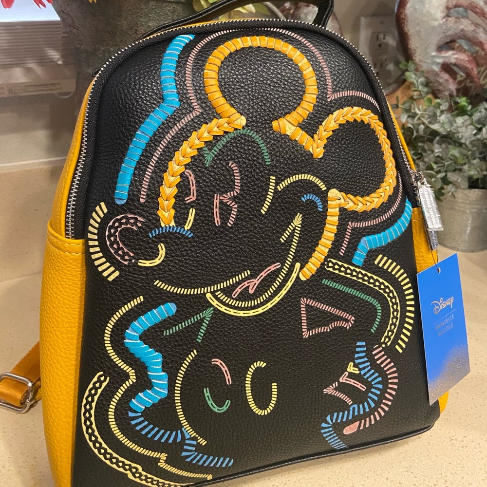 Mickey whipstitch retro backpack